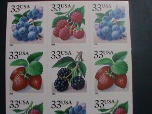 ​UNITED STATES-2000-SC# 3404-7 THE AMERICAN BERRIES-MNH BOOKLET VERY FINE