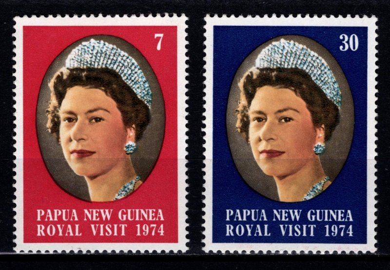 Papua New Guinea 1974 Royal Visit, Set [Mint]