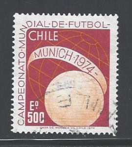 Chile Sc # 447 used (BBC)