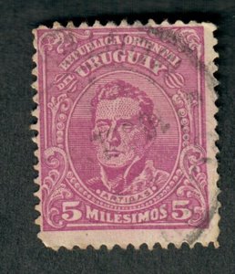 Uruguay #200 used Single