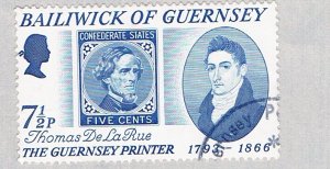 Guernsey 59 Used Stamps on stamps 1971 (BP71302)