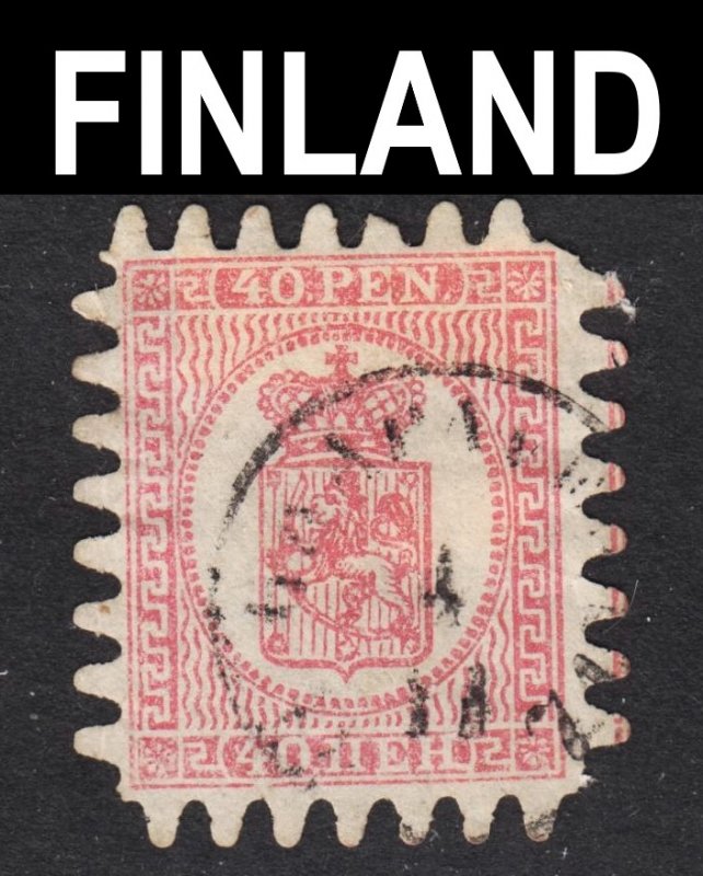 Finland Scott 10 F+ used.