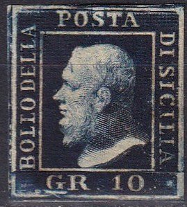 Sicily #16  F-VF Unused CV $975.00 (Z1415)