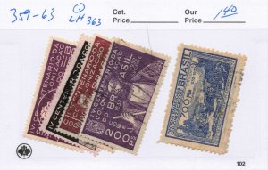 BRAZIL  359-63   USED   363 MLH