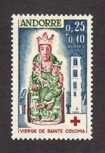 Andorra (Fr.) stamp #B1, MH OG,  CV $24.00