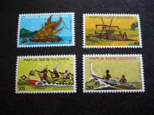 Stamps - Papua New Guinea - Scott# 406-409 - Mint Never Hinged Set of 4 Stamps