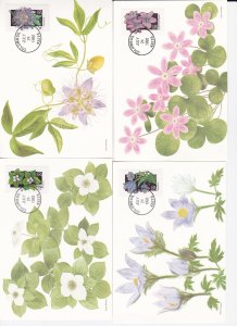 United States # 2647-96, Wildflowers Set of 50 Different on Fleetwood Post Card