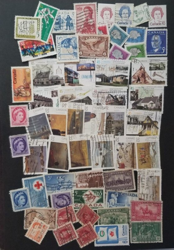 CANADA Used Stamp Lot Collection T6282