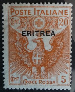 Eritrea, stamp, Scott#B3,  used, hinged,  semi postal