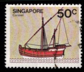 Singapore - #343 Caravel - Used