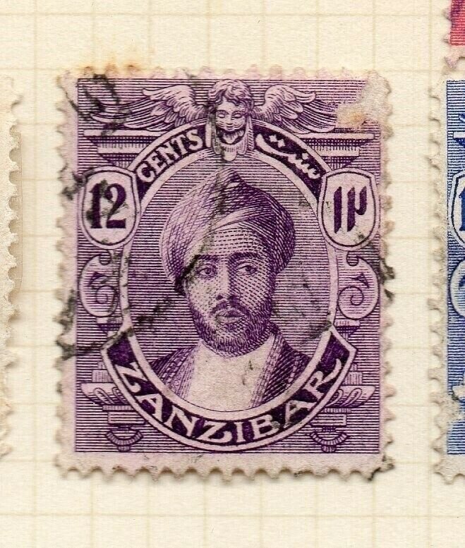 Zanzibar 1913 Early Issue Fine Used 12c. NW-180150