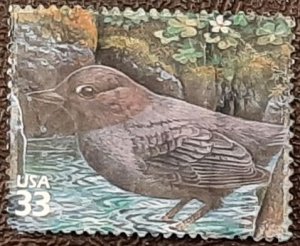 US Scott # 3378c used 33c Dipper from 2000; VF/XF centering; off paper