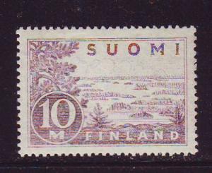 Finland Sc 178 1930 10m Lake Saima stamp mint NH