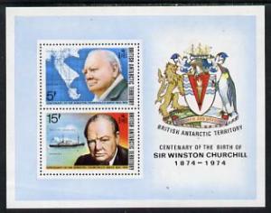 British Antarctic Territory 1974 Churchill Birth Centenar...