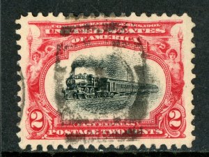 USA 1901 Pan American Expo 2¢ Train Scott #295 VFU M429
