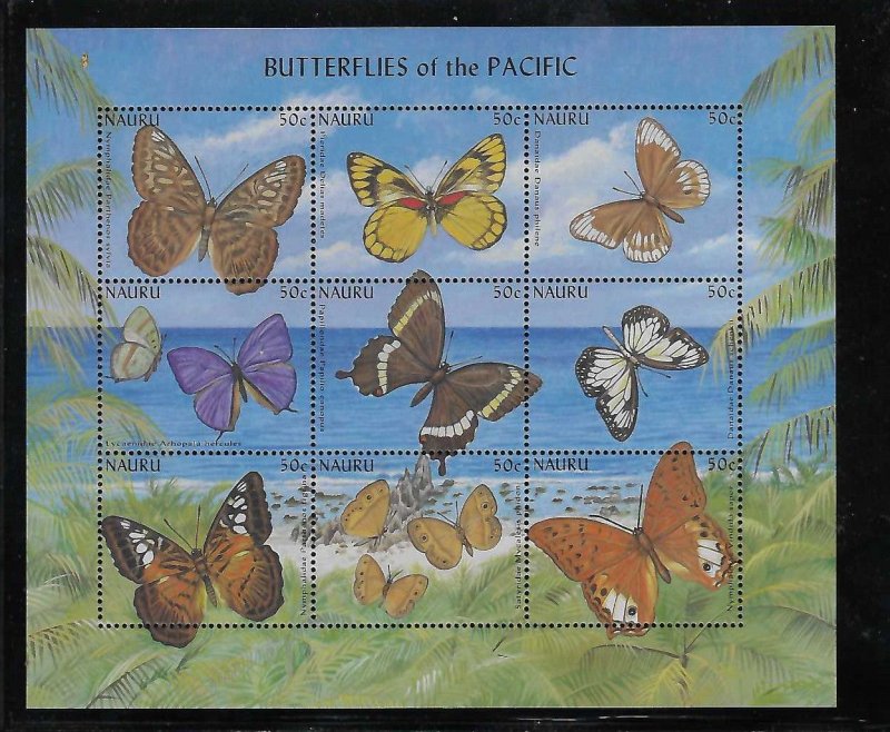 NAURU 2002 BUTTERFLY #497 PERF. MNH
