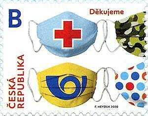 Czech stamps 2020. Thanks to the firefighters. + Thanks to the rescuers. Decorat