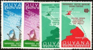 Guyana 64-67 - Mint-NH - Tropospheric Scatter System (Cpl) (1968) (cv $1.15)