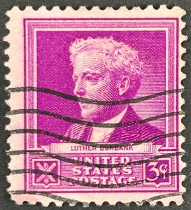 USA, 1940, SC#876, Famous Americans, Scientists, Used, VG