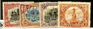 Guatemala, Scott #119-22, Used