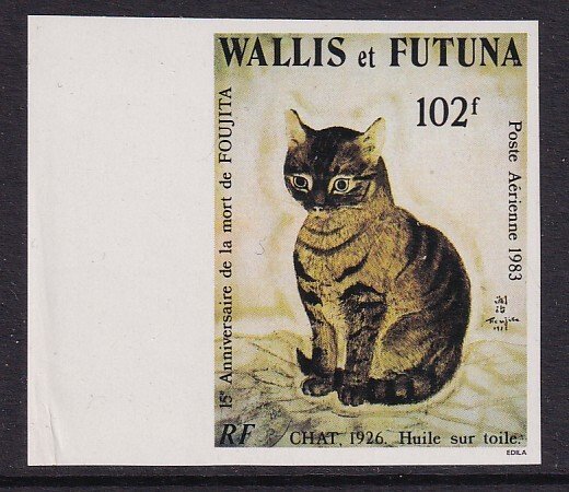 Wallis and Futuna Islands C122 Cat Imperf MNH VF