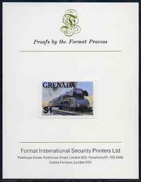 Grenada 1982 Famous Trains $1 German Federal Railway Stea...