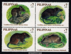 Philippines Scott 3152a-3152d Mint never hinged.