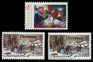 #1701-1703 13c Christmas 1976, Mint **ANY 5=FREE SHIPPING**