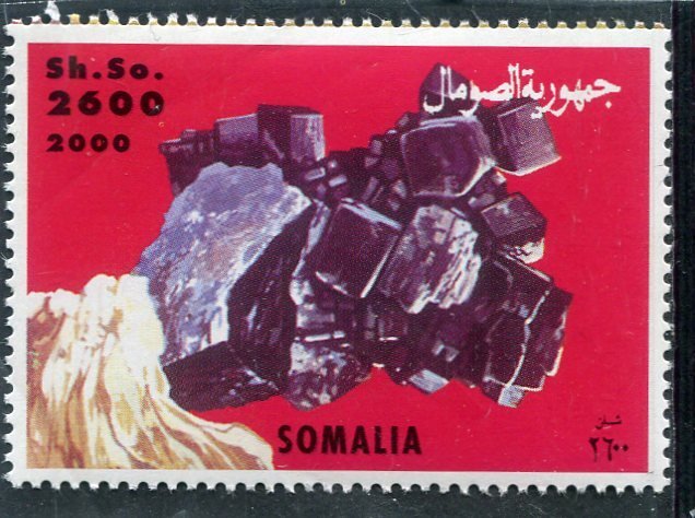 Somalia 2000 MINERALS set 1 value Perforated Mint (NH)