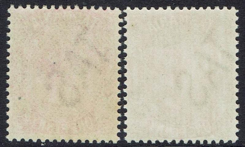 TASMANIA 1878 QV 1D 2 SHADES MNH ** WMK TAS NO LINES PERF 14 