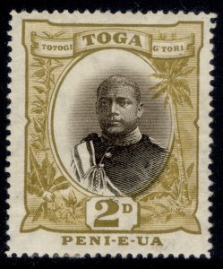 TONGA QV SG41a, 2d sepia & bistre, M MINT. Cat £45.