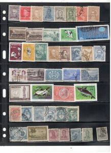 ARGENTINA COLLECTION ON STOCK SHEET MINT/USED