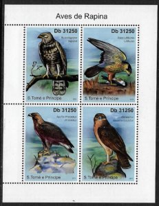 St Thomas & Prince Is #2381 MNH S/Sheet - Birds of Prey