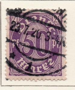 Germany 1920 Official Issue Fine Used 50pf. 115849