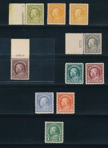 UNITED STATES – PREMIUM MINT SELECTION OF FRANKLIN TYPES – 424841
