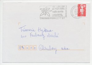 Cover / Postmark France 1997 Edelweiss - Ski - Alpinism