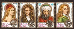 Dubai  #  151 and C 57 - 59  used  C T O