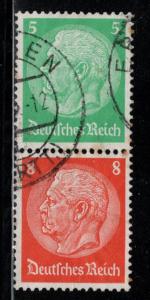 Germany Scott # 418, 420, used, se-tenant, Mi# S119