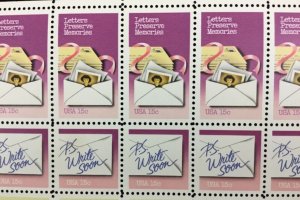 1805-1810   Letter Writing Week   MNH 15¢ sheet of 60 stamps   1980