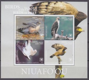 2019 Niuafo'ou 739-742/B87 Birds of prey 16,00 €