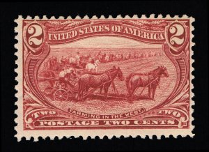 AFFORDABLE GENUINE SCOTT #286 MINT OG NH 1898 TRANS-MISSISSIPPI EXPO #19552