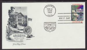 US 1192 Arizona Artmaster U/A FDC