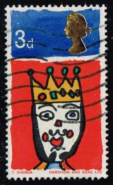 Great Britain #478 Christmas - King; Used (0.25)