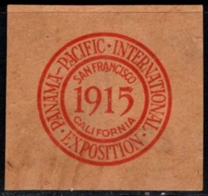 1915 US Poster Stamp Panama Pacific Exposition Small Label 1 1/2Square Unused