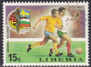 Liberia 680 World Cup Soccer 1974