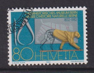 Switzerland   #713  cancelled 1982 Bern museum of national history 80c