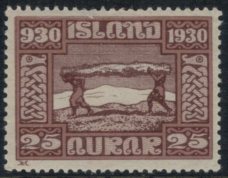 Iceland #158*  CV $9.25