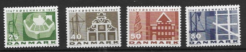 Denmark 432-35   1967   set 4   VF NH