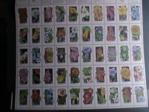 ​UNITED STATES- 1992 SC#2696a- 50 STATE WILD FLOWERS LARGE.-MNH FULL SHEET -VF