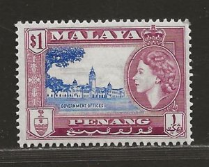 MALAYA - PENANG   SC# 53  FVF/MNH